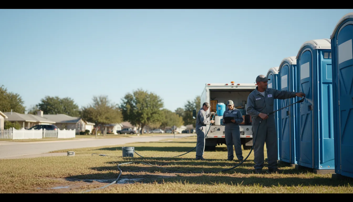 Long-Term Portable Toilet Rental in Columbus, NE near me